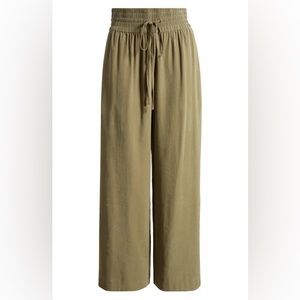 Open Edit Drawstring Wide Leg Pant